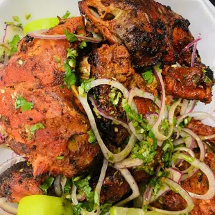 a plate of food