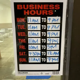 Current hours Jan 2024