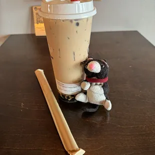 Royal tea original with boba