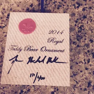 100% of the sale of these ornaments go to Children's Hospital. That is awesome.