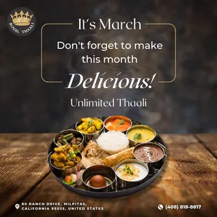 it's march don't forget to make this month delicious