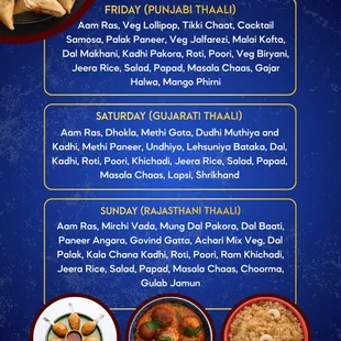 menu, soups and chowder