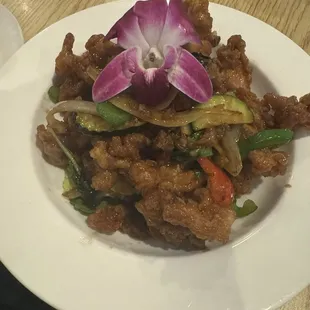Honey basil chicken