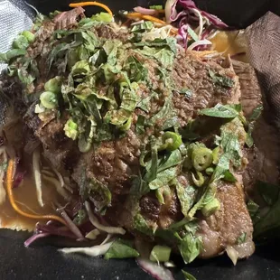 Crying tiger beef appetizer