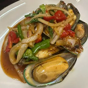 Mussel sweet and chilli paste