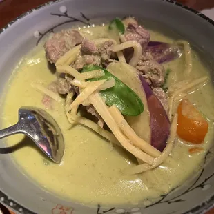 Green Curry with Beef - was okay! (July, 2023)