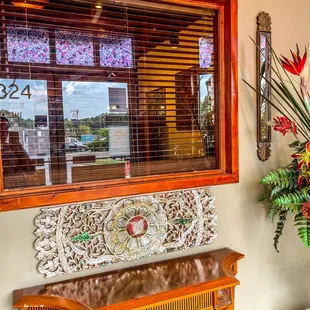 Beautiful decor in the entrance