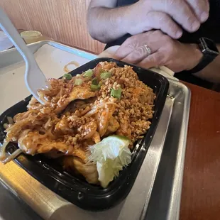 Pad Thai with chicken