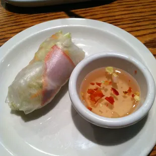 1 of 4 Pork Spring Rolls. So delicious!