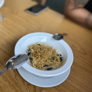 Black coconut sticky rice