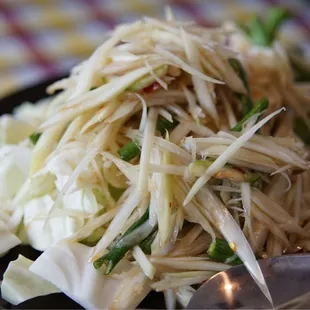 Som Tam Pla Ra. Love this dish.
