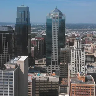 Kc is an awesome place to live look at our downtown buildings in this picture.