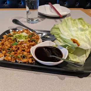 Chicken lettuce wrap