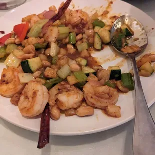 Szechuan shrimp