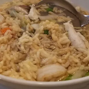 Sizzling Rice Soup