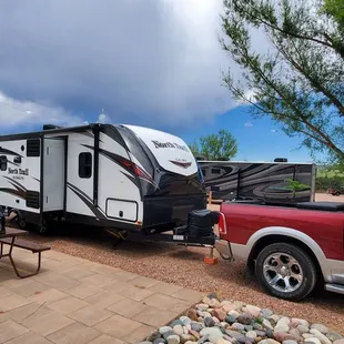 Rv time at Royal View RV Park.  So clean so quiet big pull through sites some are 50 Amp executive.  Decent wifi