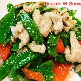 Chicken with Snow Peas