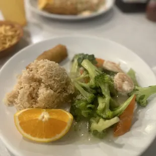 a plate of food