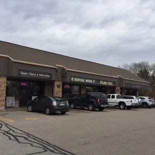 the front of the store