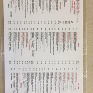Menus