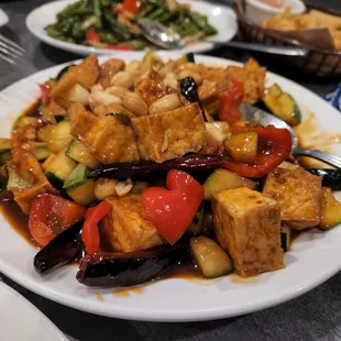Kung pao tofu