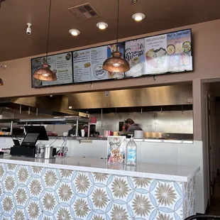 sushi and sashimi, interior