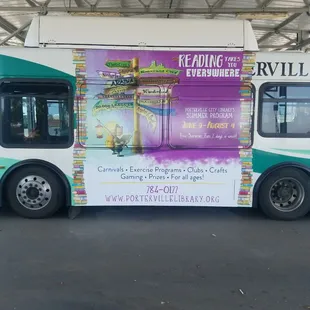 Bus add installed for porterville