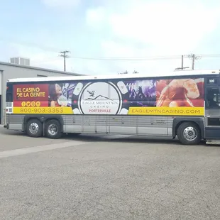 Bus wrap for eagle mountain