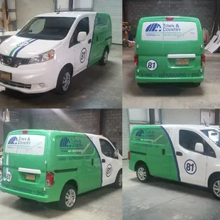 Fleet of vehicles we are installing