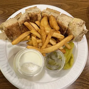 fish and chips, food