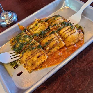Nacho Cheese Ravioli