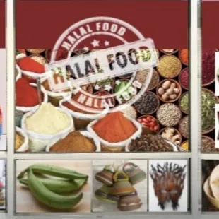 a variety of food items