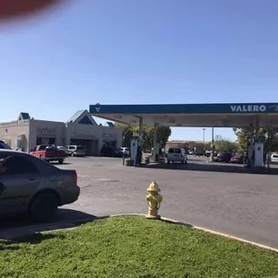 Next to Valero gas station