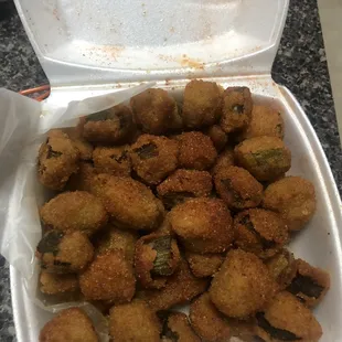 Crispy okra