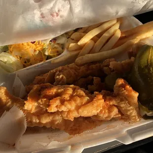 Tenders are always delicious when I go hot and fresh, medium seasoning
