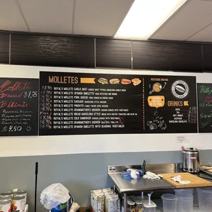 the menu
