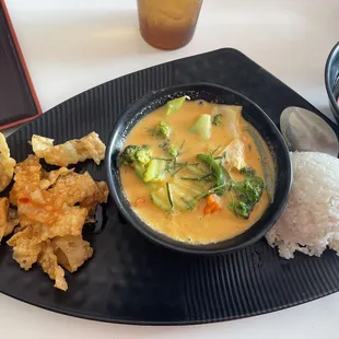Panang curry with vegetables