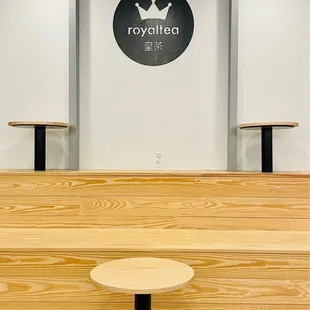 a small table in the middle of a room