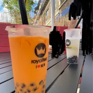 Thai iced tea with brown sugar jelly - flavor wasn&apos;t great