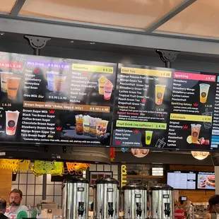 Updated menu