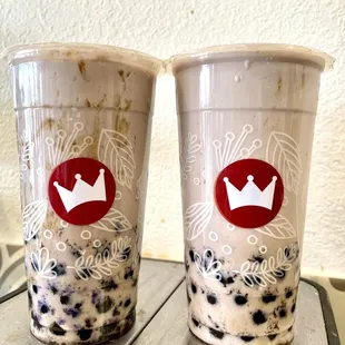 Taro Milk Tea with Boba