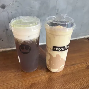 cheese mousse osmanthus oolong tea and puff cream oreo milk tea
