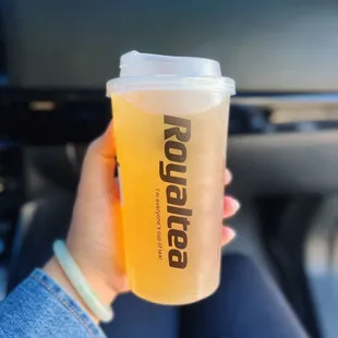 Guava green tea (noticed new, smaller(?) cups)