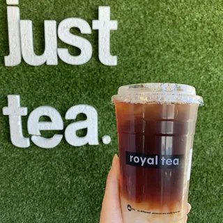 White Peach Oolong Tea Latte