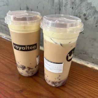 Red Bean Milk Tea
