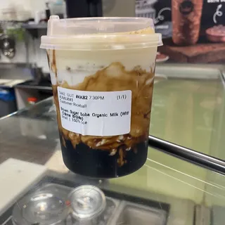 Brown Sugar Boba Organic Milk (With Crme Brle) ()