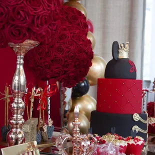 a table set for a chinese new year party