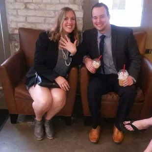 This couple proposed with one of my personalized readings