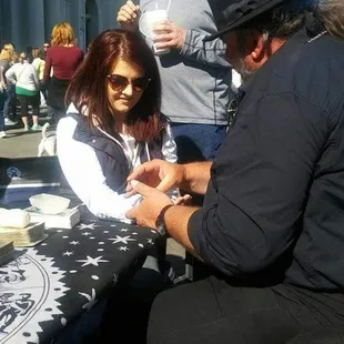 Another amazing palm reading