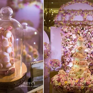 Custom Wedding Dessert Display &amp; Backdrop Design